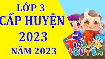 Trạng nguyên tiếng việt lớp 3 - cấp huyện năm 2023 #thayquy #trangnguyentiengvietlop3caphuyen