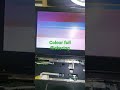 Colour full flickering display#msiinfotech