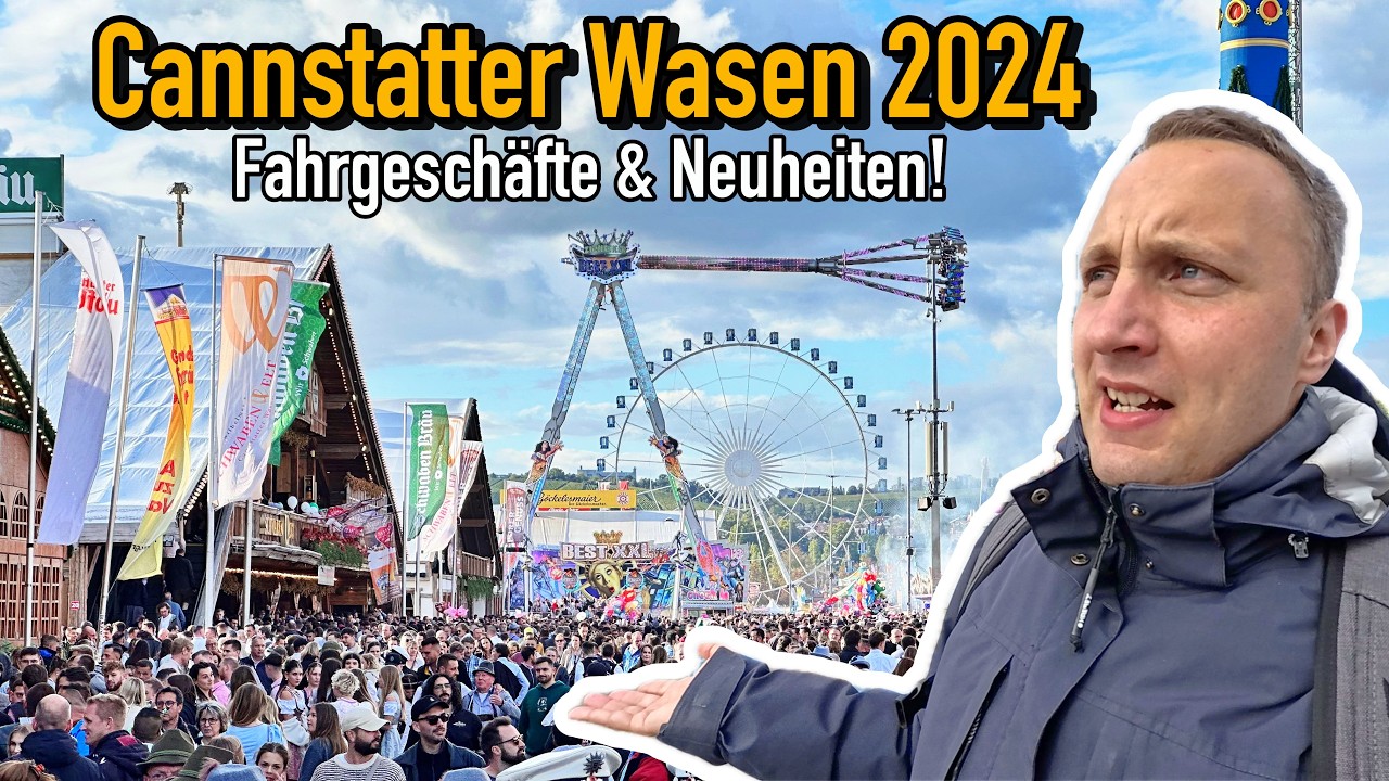 Das GRÖSSTE Schaustellerfest der Welt! (wieder ohne mein Highlight 😭) - Wasen Stuttgart 2024
