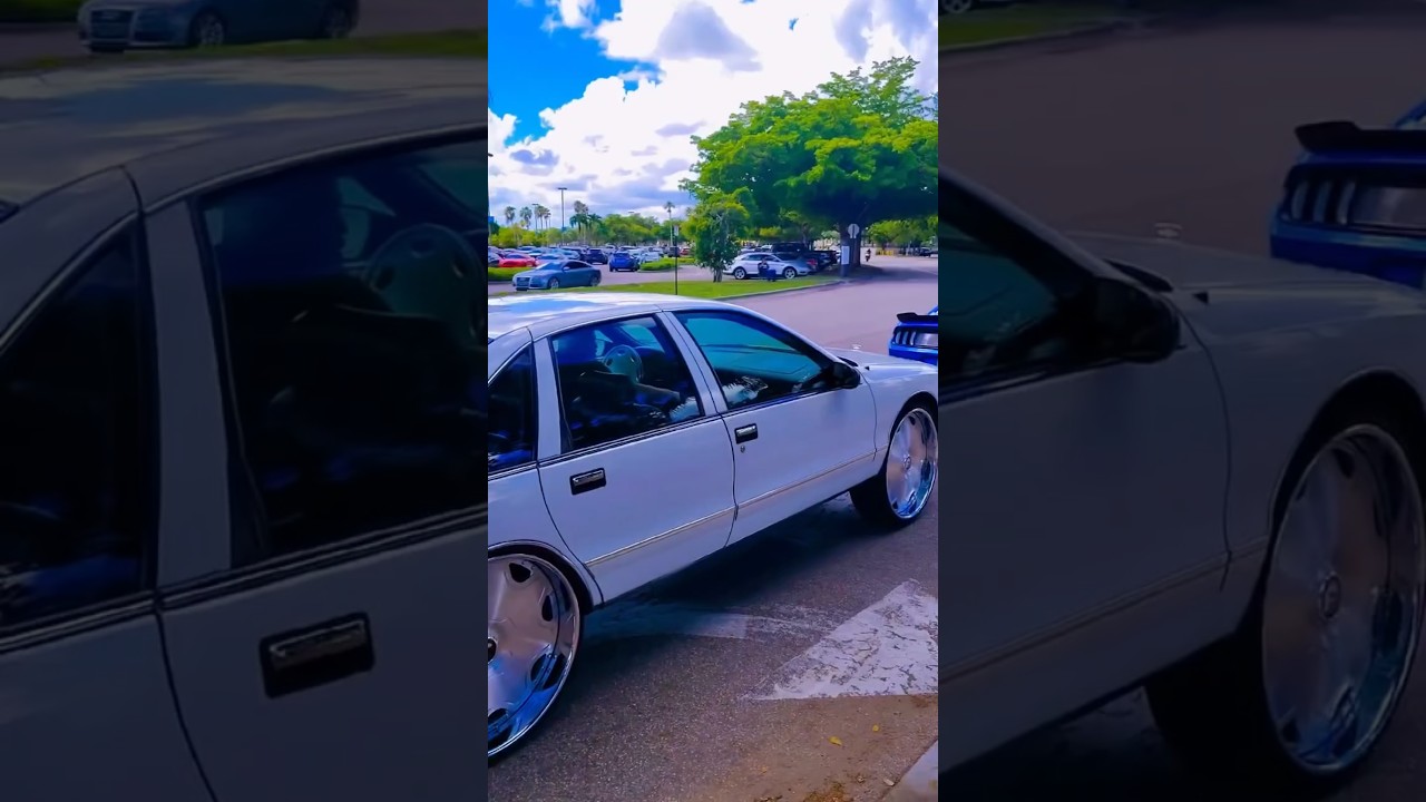 #1996 Bubble Caprice SS on 24″ @ForgiatoTV Wheels at #carsandcoffee #miami Aug. #2025 #v8 #chevy