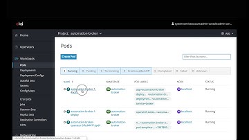 Deploying the Automation Broker with the Operator Lifecycle Manger (OLM)