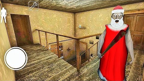 Granny Game Horror Escape Gameplay | Granny Santa Claus 😂🤯🌲 Ep1