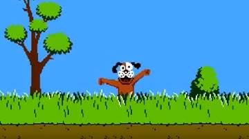 What happens if you shoot the dog in Duck Hunt