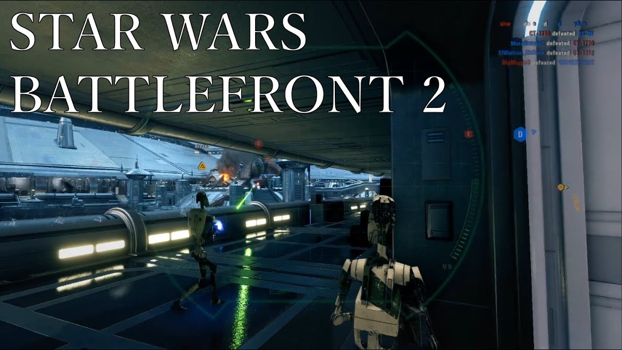 Star Wars Battlefront 2 - Supremacy - Kamino - Sniper & Super Battle Droid Gameplay (No Commentary)