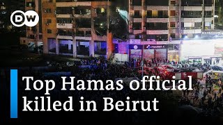 Drone strike in Beirut kills Hamas deputy leader | DW News