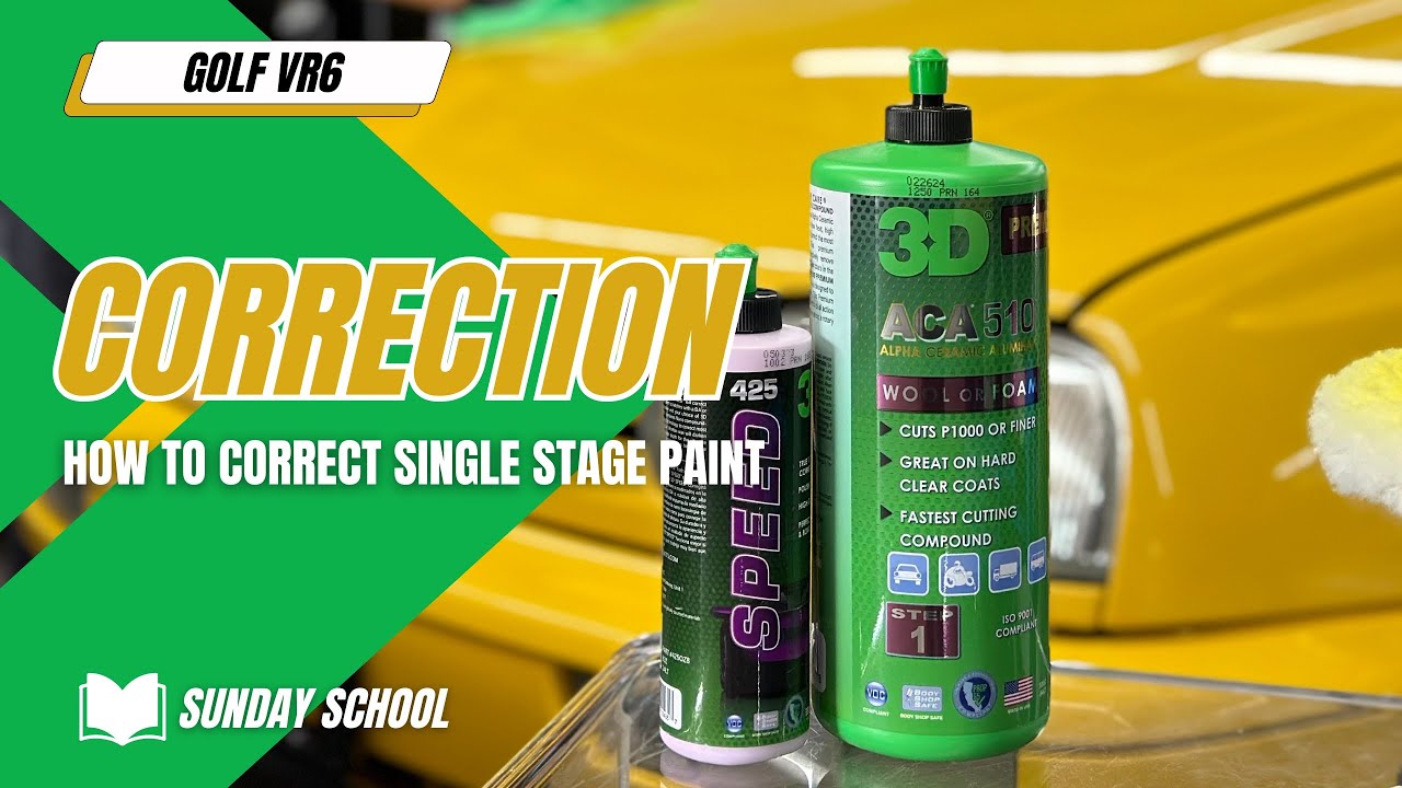 Воскресная школа 3D: Коррекция однослойной краски