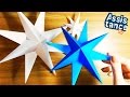 Объемная ЗВЕЗДА из бумаги / Поделки оригами