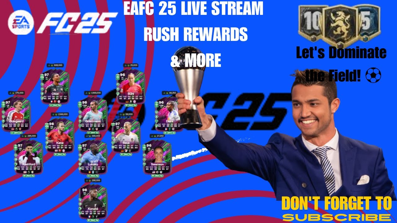 {VERTICAL}EAFC25 UT RIVALS &CHAMPS, RTTF, SHAPESHIFTERS,TOTS LIVE 