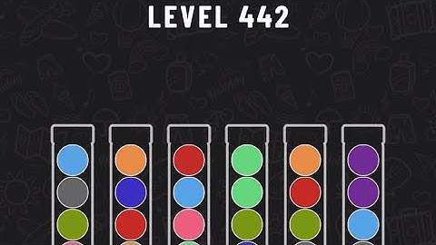 Ball Sort Puzzle Level 442 #ballsortpuzzle #ballsortpuzzlegameplay #puzzlegame #mobilegames