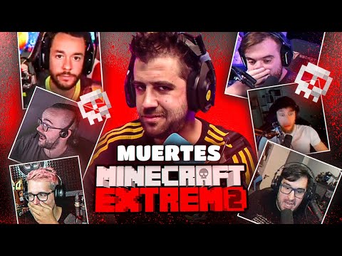 REACCIONANDO A TODAS LAS MU3RT3S DE MINECRAFT EXTREMO 2