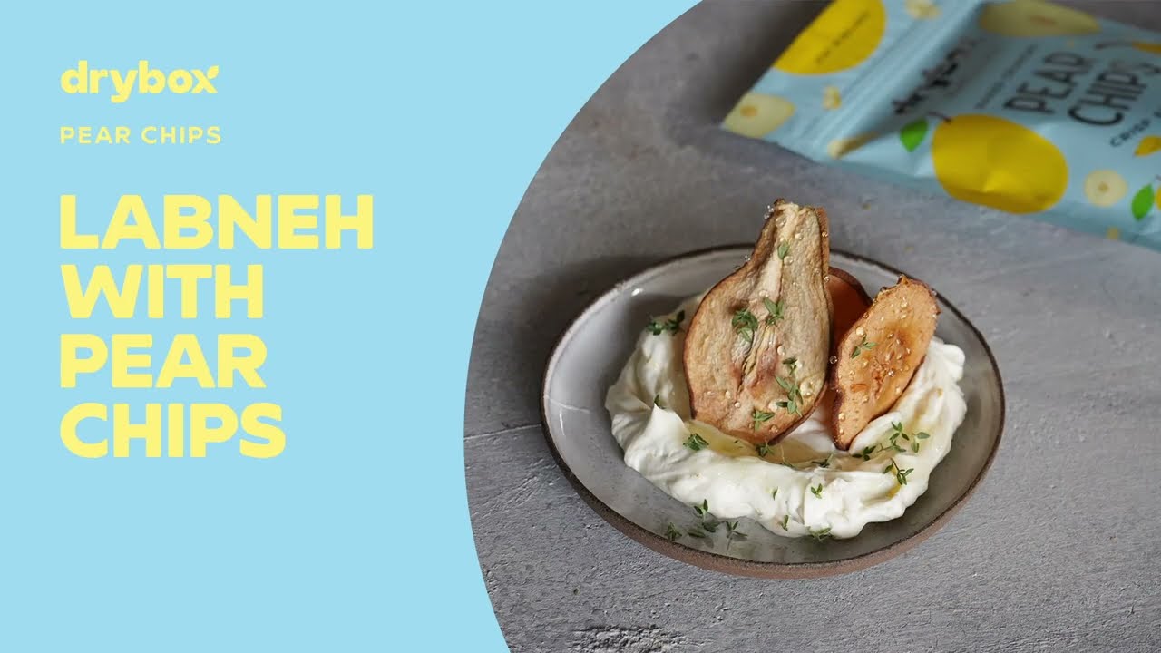 Drybox Flavor Recipes: Labneh With Pear Chips