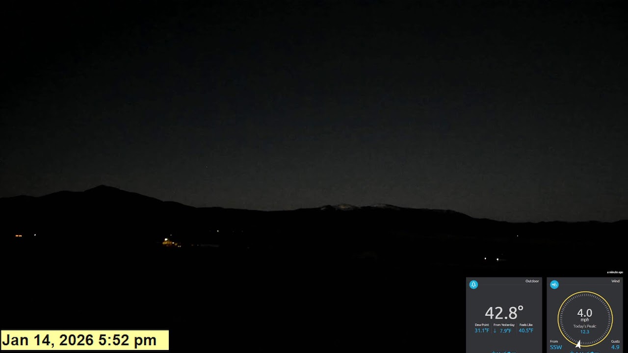 Weathercam Live -  Boulder Valley, MT