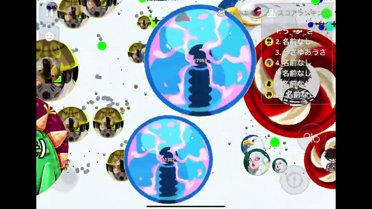 【agario Mobile】鬼過密bot鯖を無双してみた💭