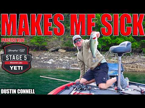 This Makes Me SICK! - MLF Stage 5 Beaver Lake - Practice Vlog