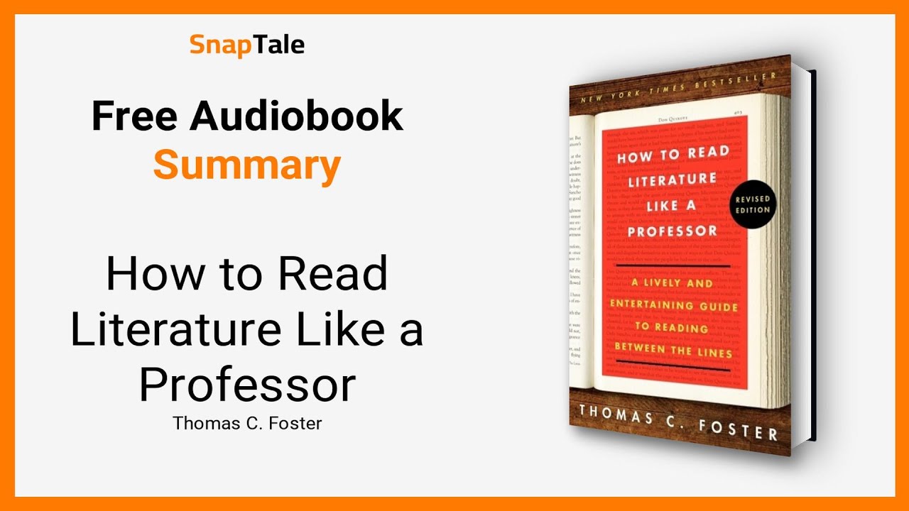How to Read Literature Like a Professor by Thomas C. Foster: 6 Minute ...