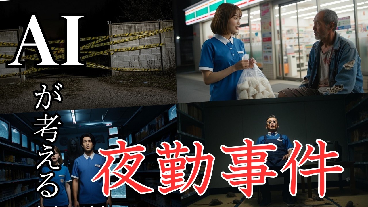 「夜勤事件」AI実写再現するとこうなりました【AI短編ホラー】