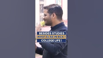 💥BCA College Life and Fun 🤩 BCA Students Interview! BCA 1st Year Students! #shorts #bca #viral