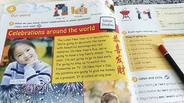 Learn English with Miss Moh | Year 4 | Module 4 Celebrations | Celebrations around the world pg40