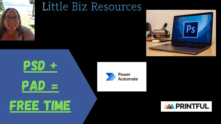 Print on Demand Automation: Photoshop and Power Automate Desktop for Printful File Sizes