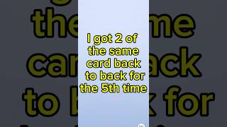 I got 2 of the same card back to back for the 5th time #pokemontcgpocket #ptcgp #backtoback