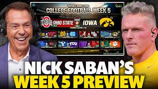 Coach Saban Breaks Down College Football Week 5 with Pat McAfee