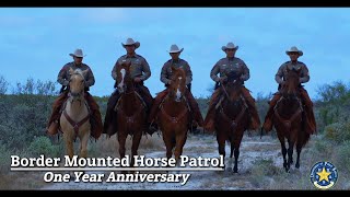 Texas DPS' Border Mounted Patrol Unit Celebrates One Year Anniversary