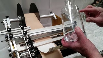 Race 8233 RLTCW-SP Reverse Tapered Spirits bottle with Full wrapping label