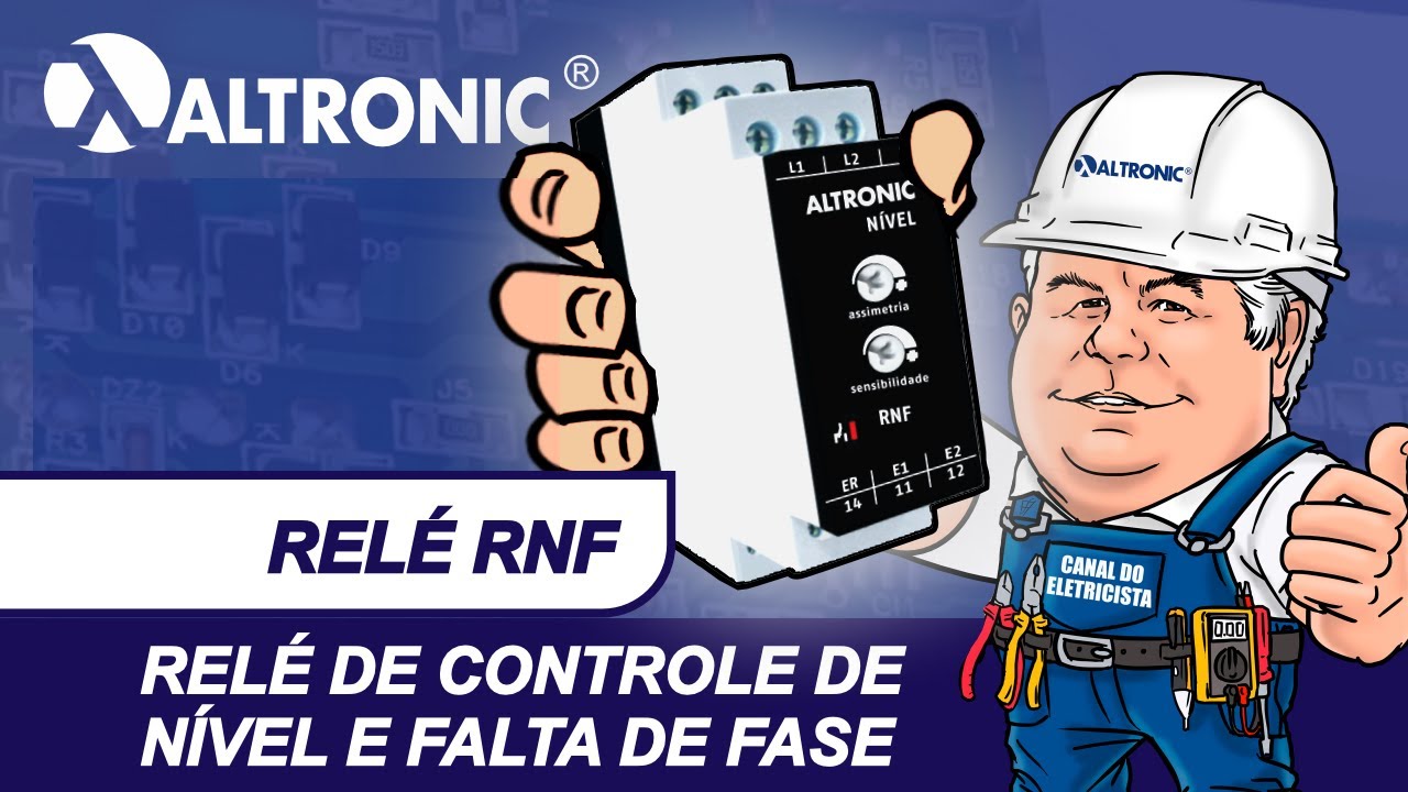 Vídeo-aula - Relé de nível e falta de fase - RNF