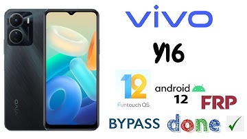 vivo y16 Funtouch OS 12 Latest security Bypass Easy method Done