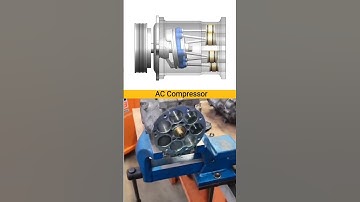 AC compressor 3D working mechanism #3ddesignsoftware #3d #3dcad #modeling