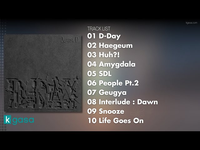 [FULL ALBUM] A g u s t D (슈가) - D D a y class=