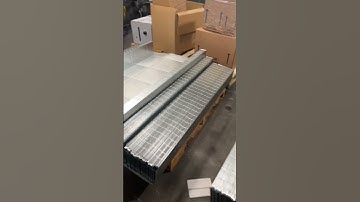 Nested straight duct sections of Snaplock