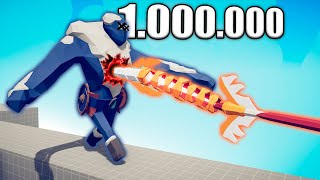 1.000.000 DAMAGE SPEAR OF JUSTICE vs UNITS - TABS | Totally Accurate Battle Simulator 2023
