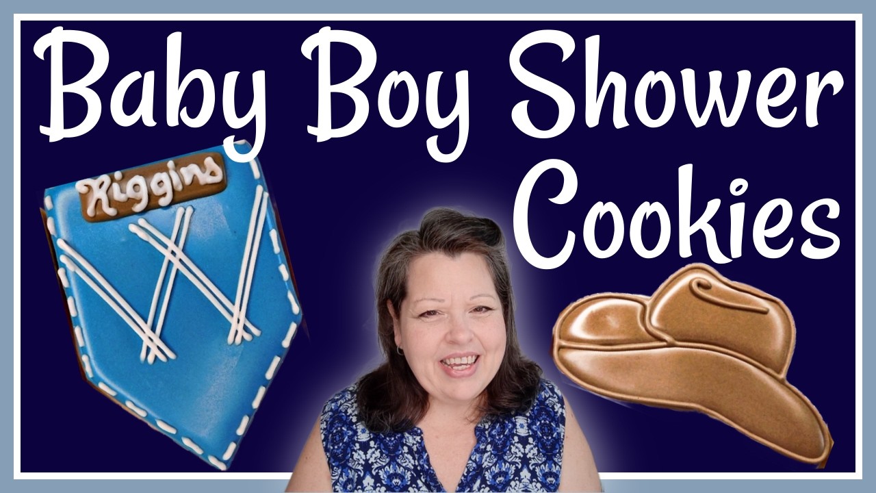 🐎Baby Boy Sugar Cookies for a Cute L’il Cowboy Ridin’ Into the World 🐎