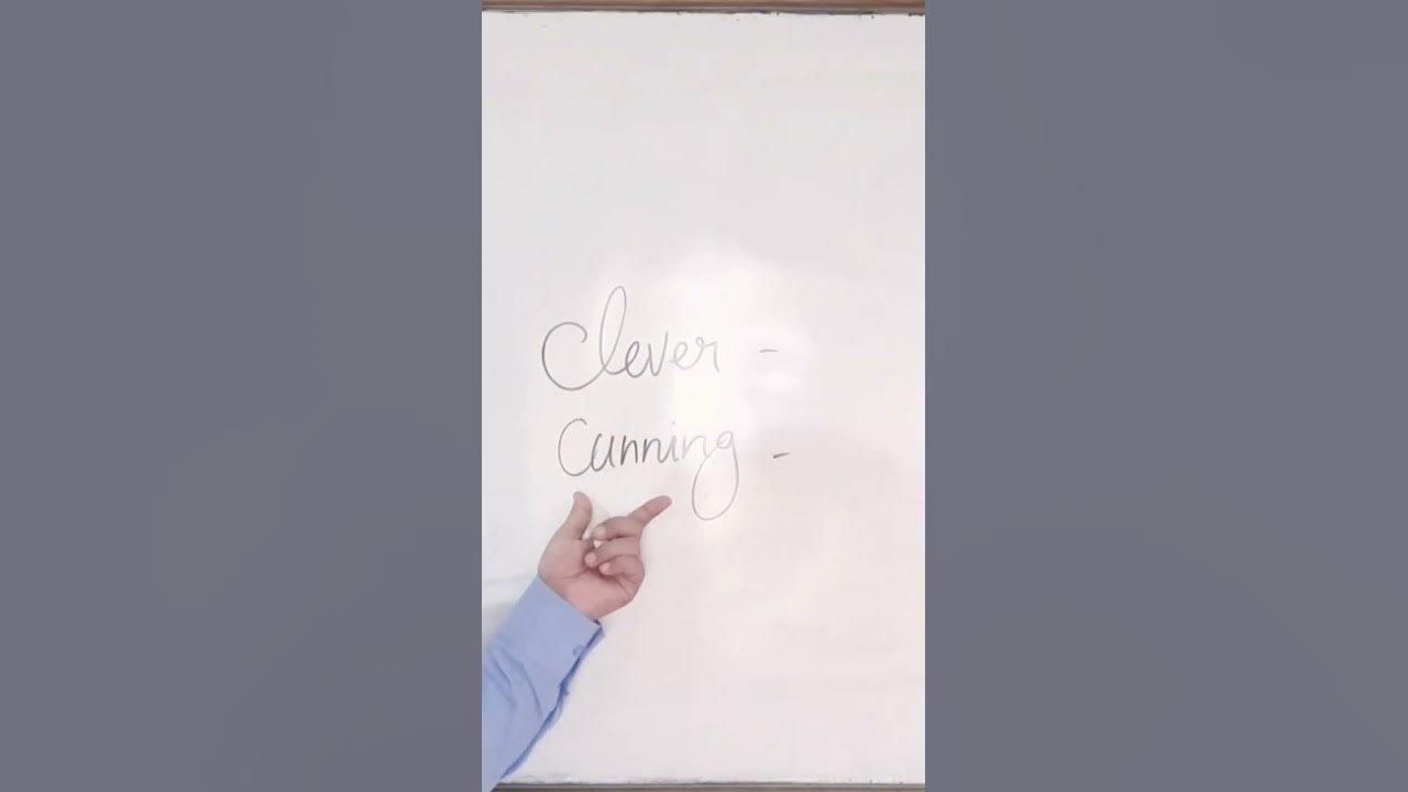 difference-between-clever-cunning-upboard-viral-boardexam-youtube