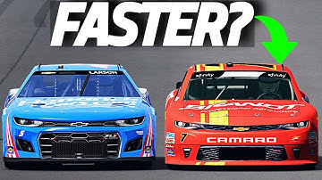 Are The NASCAR XFINITY Cars Actually Faster Than The CUP Cars?