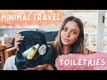 Minimal Travel Toiletries [2021]