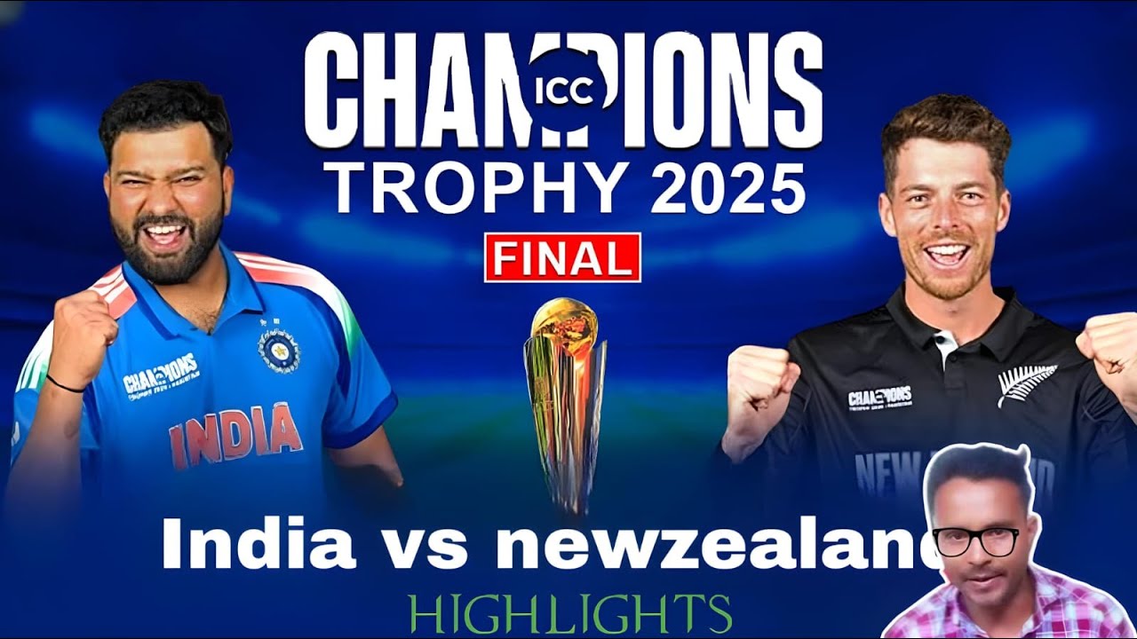 India vs New Zealand Final Live | ICC Champions Trophy 2025 | Ind vs nz ...