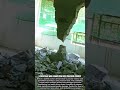 Controlled Wall Demolition with Precision Strikes #satisfying #Demolition #Construction #Renovation