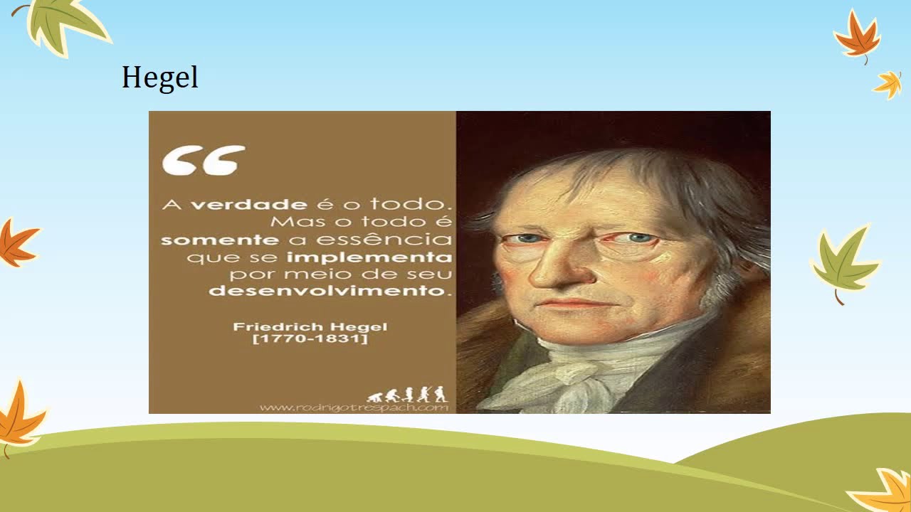 A Dialética Noção Defendida Por Hegel Caracteriza Se