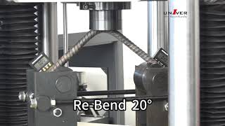 Rebar Bend & Re-bend Test - ISO 6395-2, BS 4449