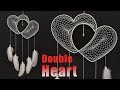 How to make Double Heart Dreamcatcher?  l Wedding Gift DIY Tutorial