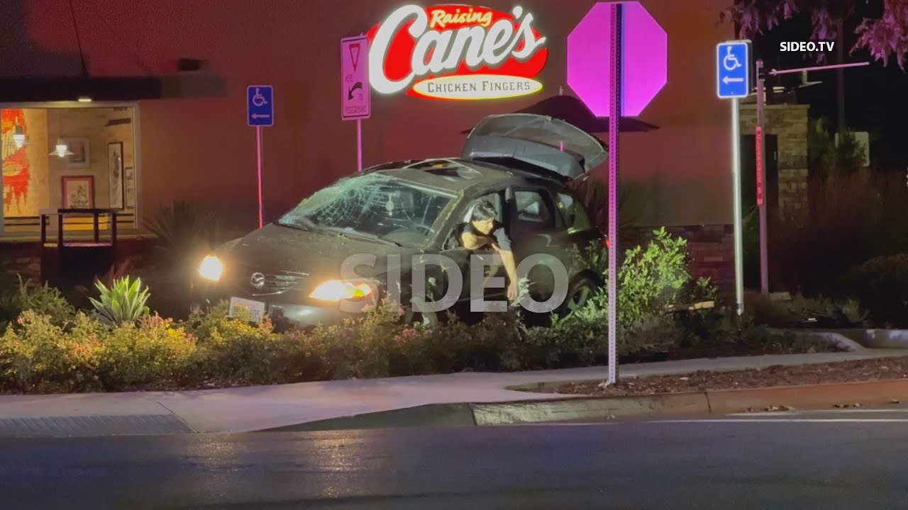Carjacking suspect arrested after pursuit, rollover crash - YouTube