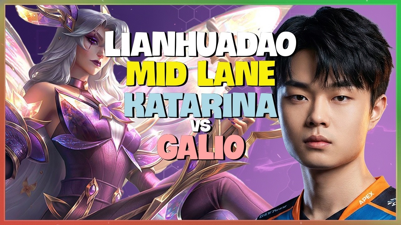 Rank 1 Katarina : This Dude is WRECKING Galio with DEVASTATING Mechanics
