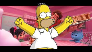 Homer Simpson Plays Pancake Milkshake For The First Time