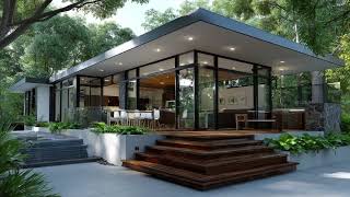 Split Level Home Design That Defines Zones Through Height Rather Than Walls Or Partitions
