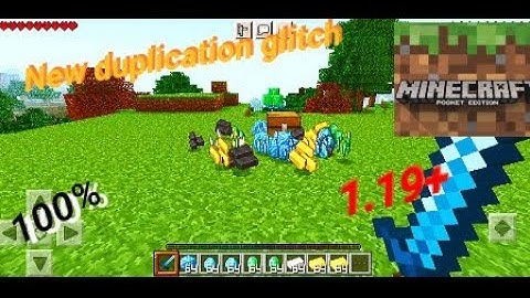 How to duplicate any item in minecraft pocket edition 1.19.50 || new duplication glitch