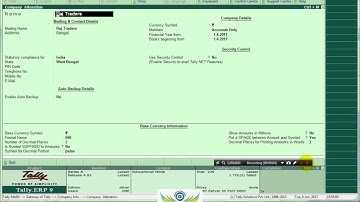 Difference between Accounts only and Accounts with Inventory in Tally.ERP 9
