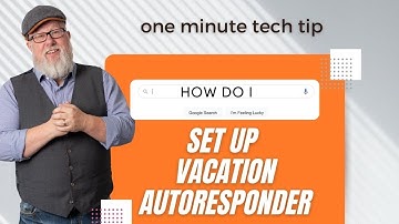 Set up a Vacation Autoresponder in Gmail 2025
