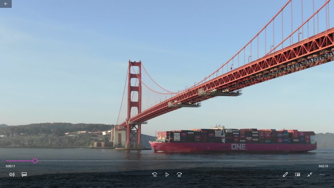 ONE - ONE AQUILA arriving port of Oakland for the first time